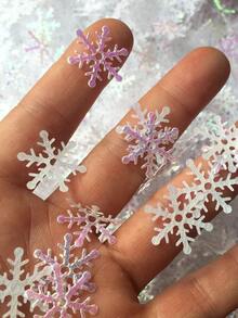 Bông tuyết Nhiều màu Bông Giấy Đồ trang trí , Trắng Và Xanh Mùa Đông Màu sắc Bông Giấy Tuyết Buổi tiệc Bộ , Hoàn hảo Cho đám cưới Sinh nhật Bữa tiệc ngày lễ Bàn Đồ trang trí Quân nhu , 600 chiếc - Nhiều màu - Xem 2