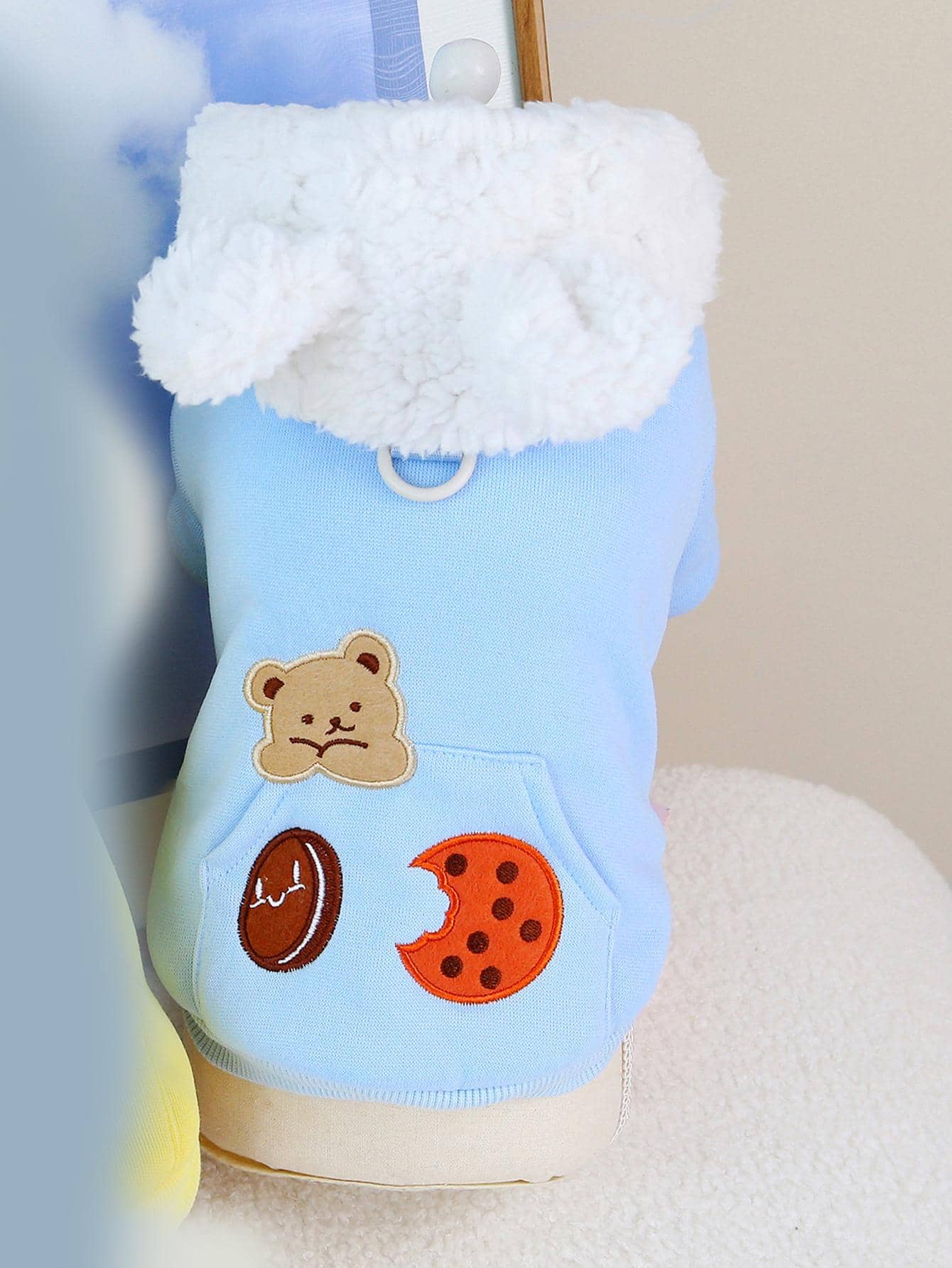 Cappotto Per Cani Spesso Grande Con Cappuccio Per Cani Di Taglia M - Foto 12