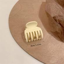 4pcs Four-Season Commuting Daily Small High Ponytail Fluffy Elegant Hair Claws Casual - Multicolor - View 6