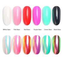 Shell Pearl Nail Powder Pigment Mirror White Rubbing On Nail Glitter Dust Chrome Aurora Manicure Nail Art Decoration - White - View 4