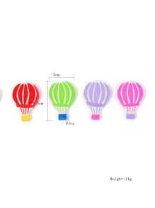 1入組隨機顔色的卡通熱氣球造型橡皮擦 - 彩色 - 查看 3