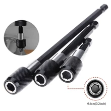 3 CÁI/1 CÁI Lục giác Nhanh Giải phóng Tự Khóa Gia hạn Dán Điện lực Máy khoan Tài xế Nhanh Chuyển nhượng Dán Cái vặn vít Gia hạn Dán Công cụ 1/4 Inch Tự Khóa Từ tính Cái vặn vít Gia hạn Dán - 60/100/150mm Nhanh Giải phóng Đối với Nhanh Chuyển nhượng & Mạnh mẽ Từ tính - màu đen - Xem 5