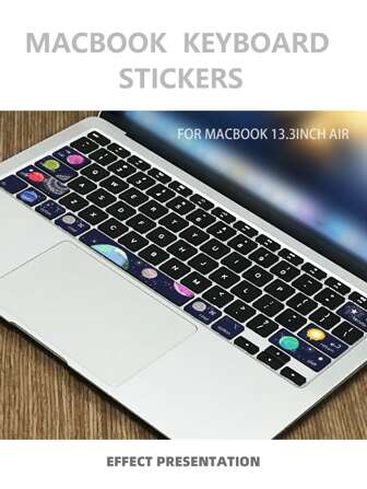 卡通圖案貼紙,適用於macbook Air