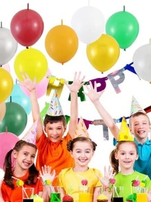 100 Piezas De Globos Morados De 5 Pulgadas - Morado - Ver 2