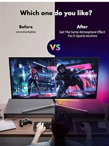 Rgb顯示器燈帶,桌面遊戲裝置用led燈,usb供電鍵盤燈 - 彩色 - 查看 4