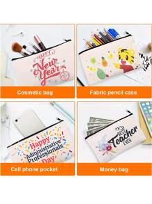 10 piezas Bolsa de almacenaje multifuncional DIY vacío - Blanco - Ver 4