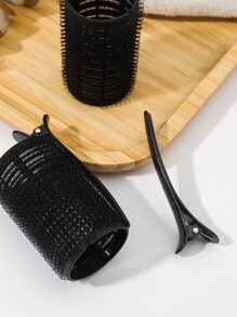 Máy uốn tóc, 2 máy uốn tóc tự giữ với 2 kẹp tóc cá sấu cho tóc mái dài, trung bình, ngắn, dày, mỏng, máy uốn tóc tạo kiểu tóc tại tiệm, kiểu tóc tự làm (màu đen), máy uốn tóc, máy uốn tóc không dùng nhiệt, máy uốn tóc, sản phẩm và phụ kiện tóc cho thợ cắt tóc, salon làm đẹp, trở lại trường, đồ dùng thiết yếu khi đi du lịch, phụ kiện tóc cho phụ nữ, máy uốn tóc cho thiết bị làm tóc, phụ kiện, máy uốn tóc, dụng cụ làm tóc xoăn, máy uốn tóc, giáng sinh, tóc xoăn, máy uốn tóc, máy uốn tóc, máy uốn tóc, máy uốn tóc không dùng nhiệt, máy uốn tóc không dùng nhiệt, máy uốn tóc, sản phẩm làm tóc xoăn, máy uốn tóc, máy uốn tóc, máy uốn tóc, dụng cụ làm tóc xoăn, máy uốn tóc không dùng nhiệt, tóc, phụ kiện, sản phẩm làm tóc, dụng cụ làm tóc, đồ dùng cho tóc, chăm sóc tóc, lược chải tóc xoăn, thợ cắt tóc, phụ kiện thợ cắt tóc, thiết bị làm tóc, sóng tóc không dùng nhiệt, đồ dùng thiết yếu khi đi du lịch, kiểu tóc, làm tóc - màu đen - Xem 3