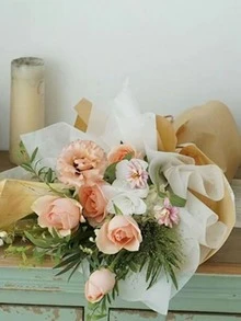 Kích thước lớn Sữa Màu trà Tissue Giấy , Hộp Của 40 - Màu nâu Sô-cô-la - Xem 4