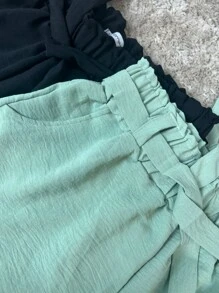 Women Shorts - màu đen - Xem 4