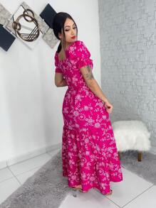Women Dresses - Hot Pink - View 3
