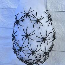 3PCS Halloween Decoration Hanging Light Up Spider Egg Sacs Outdoor Decoration Glowing Spider Web Egg Indoor Lighted Gift For Party - Yellow - View 9