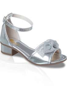 My ToT Kids Heeled Sandals - Bạc - Xem 1