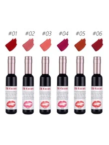 Fit Colors 啞光唇彩,1入組霧面不褪色持久穿戴保濕液體口紅不易脫妝輕便質感紋理唇釉 - 06 Heartthrob - 查看 4