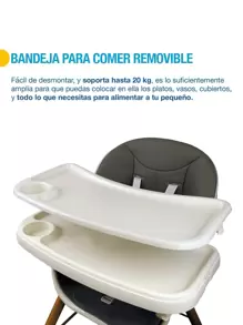 Shimy 5-In-1 Baby High Chair For 6 To 36 Months - Grey - View 6