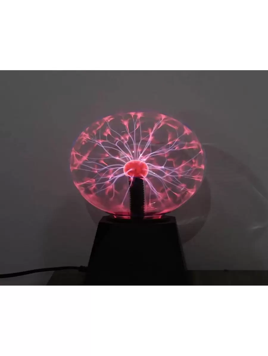 Bobina de Plasma 5" y 6" lámpara de tesla lampara de rayos - Rojo - Ver 1