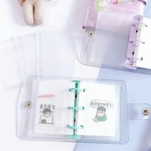 verde mini 3 anillos Carpeta Cuaderno con hoja suelta para estudiantes con oficina usar - Verde - Ver 5