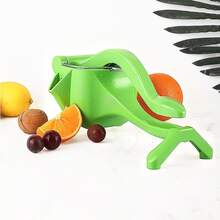 1個創意手動榨汁機,可攜式多功能塑膠橙子檸檬榨汁機,適用於家庭使用 - 綠色 - 查看 5