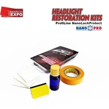 6pcs Car Headlight Restoration Kit - White - View 4