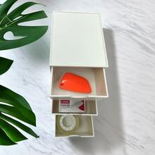 Simple Office Storage Box - White - View 6