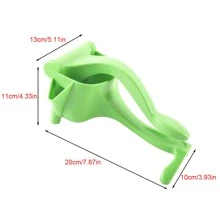 1個創意手動榨汁機,可攜式多功能塑膠橙子檸檬榨汁機,適用於家庭使用 - 綠色 - 查看 2