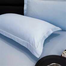 Light Blue Polyester Pillowcase 48/74cm Pillow Cover Without Pillow Core/set Of 2 - Baby Blue - View 4