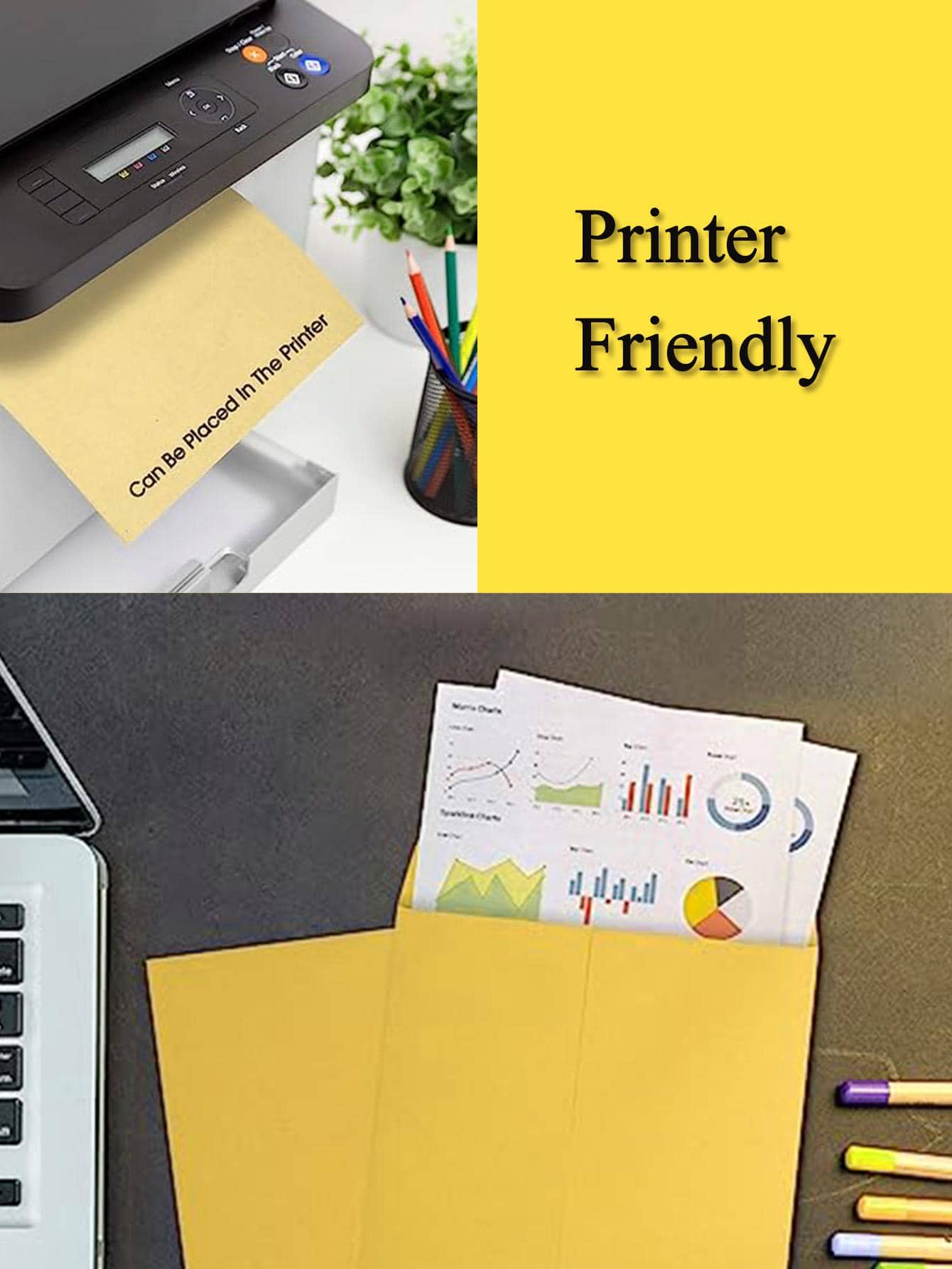 25pcs Brown Printable Envelopes For Multiple Purposes, Suitable For School, Students And Office