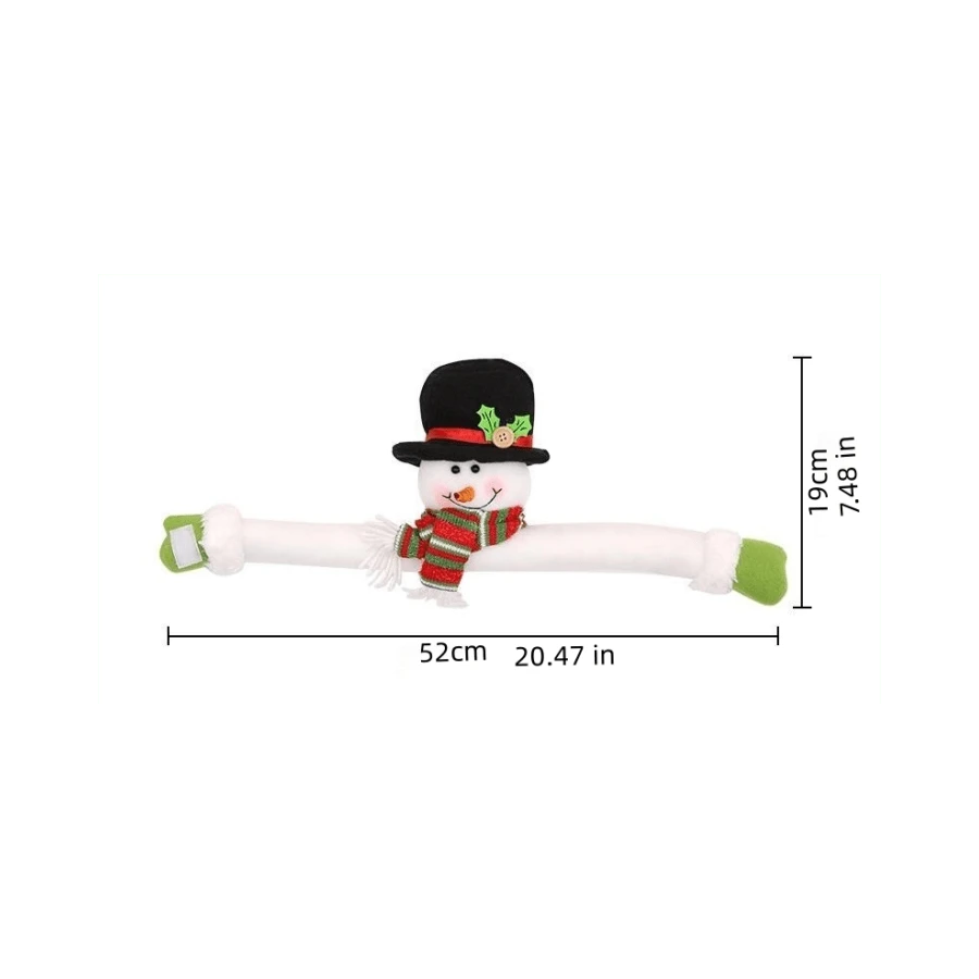 New Christmas decoration ideas Curtain Clasp Cartoon Old Man Snowman