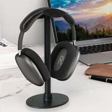 1pc Headphone Stand, Black - Black - View 6