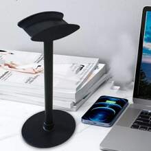1pc Headphone Stand, Black - Black - View 8