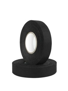 10m Automotive Wiring Harness Velour Cloth Tape, Noise Reduction, High Temperature Resistance