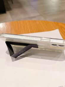 帶磁性支架的透明手機殼相容於 iPhone15/15Plus/15Pro/15Promax - 紫色 - 查看 4