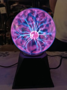 Bobina de Plasma 5" y 6" lámpara de tesla lampara de rayos - Rojo - Ver 3