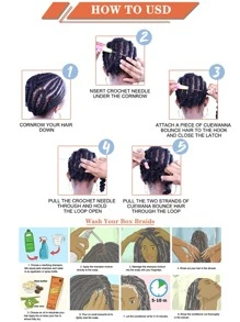 Pre-Stretched Braiding Hair Long Braiding Hair Yaki Texture Soft Crochet Braids,  Hot Water Setting Twist Synthetic Braiding Hair Extensions - Light Brown - View 8