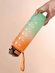 1只1000ml橙色運動水樽,適用於單車、跑步、徒步旅行等運動 - 橘色 - 查看 5