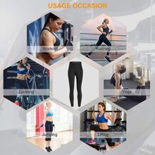 Thể Thao Ngoài Trời Cho Nữ Quần Xông Hơi Mồ Hôi Quần Legging Tập Gym Quần Tập Gym Đổ Mồ Hôi Cơ Thể Quần Mồ Hôi Thích Hợp Cho Tập Thể Dục Chạy Và Định Hình Yoga Định Hình Eo Huấn Luyện Corset - Màu xanh lam - Xem 3