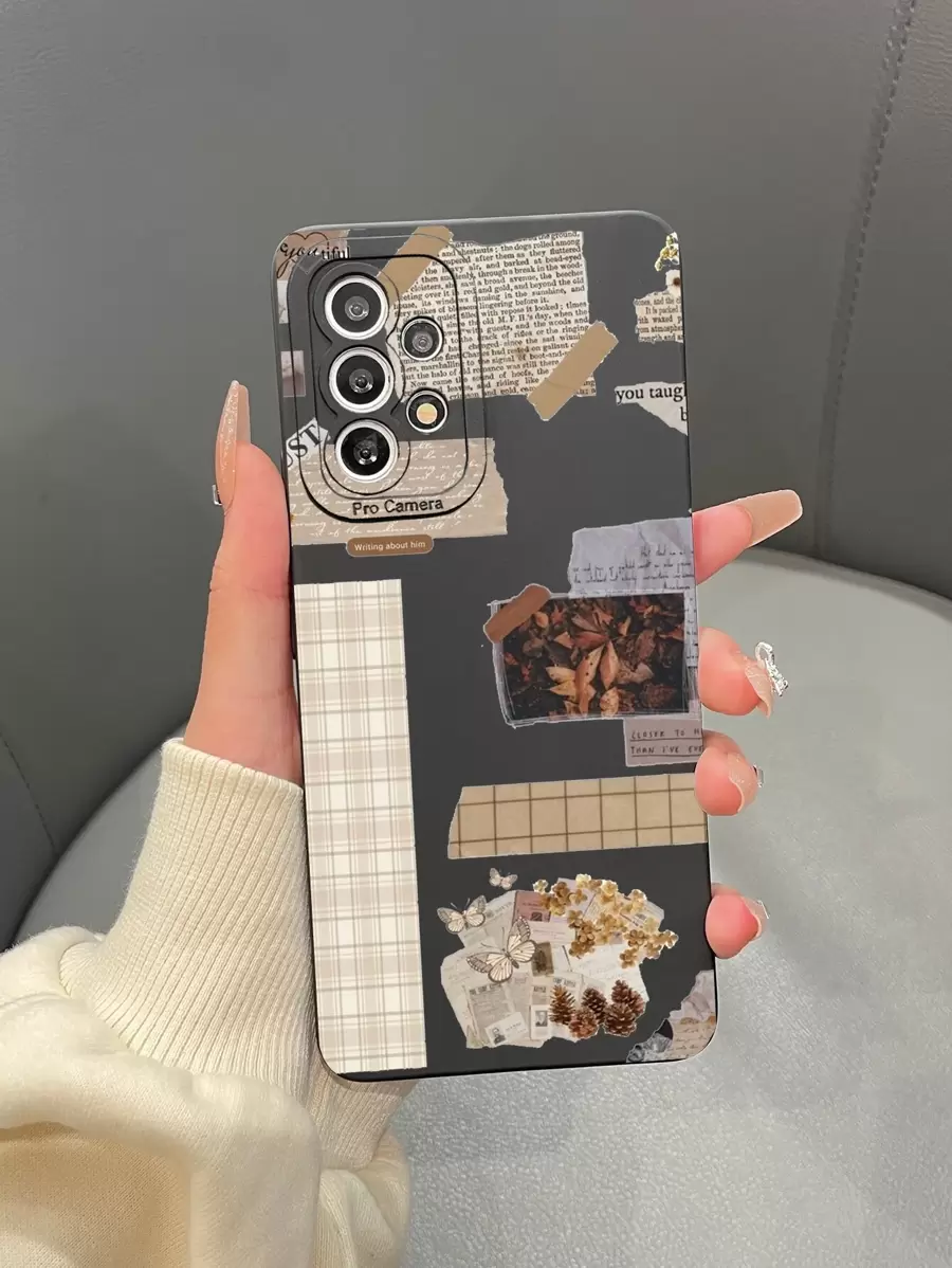 Aesthetic Collage Phone Case - Multicolor - View 1