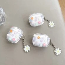 Hộp đựng họa tiết hoa mùa hè Tương thích với AirPods Tương thích với AirPods1/2 AirPods Pro - Nhiều màu - Xem 2