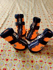 南瓜設計寵物鞋