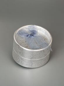 時尚兩色 S925 純銀戒指,鑲嵌水鑽,十字形女士訂婚/結婚戒指 - 白色 - 查看 6