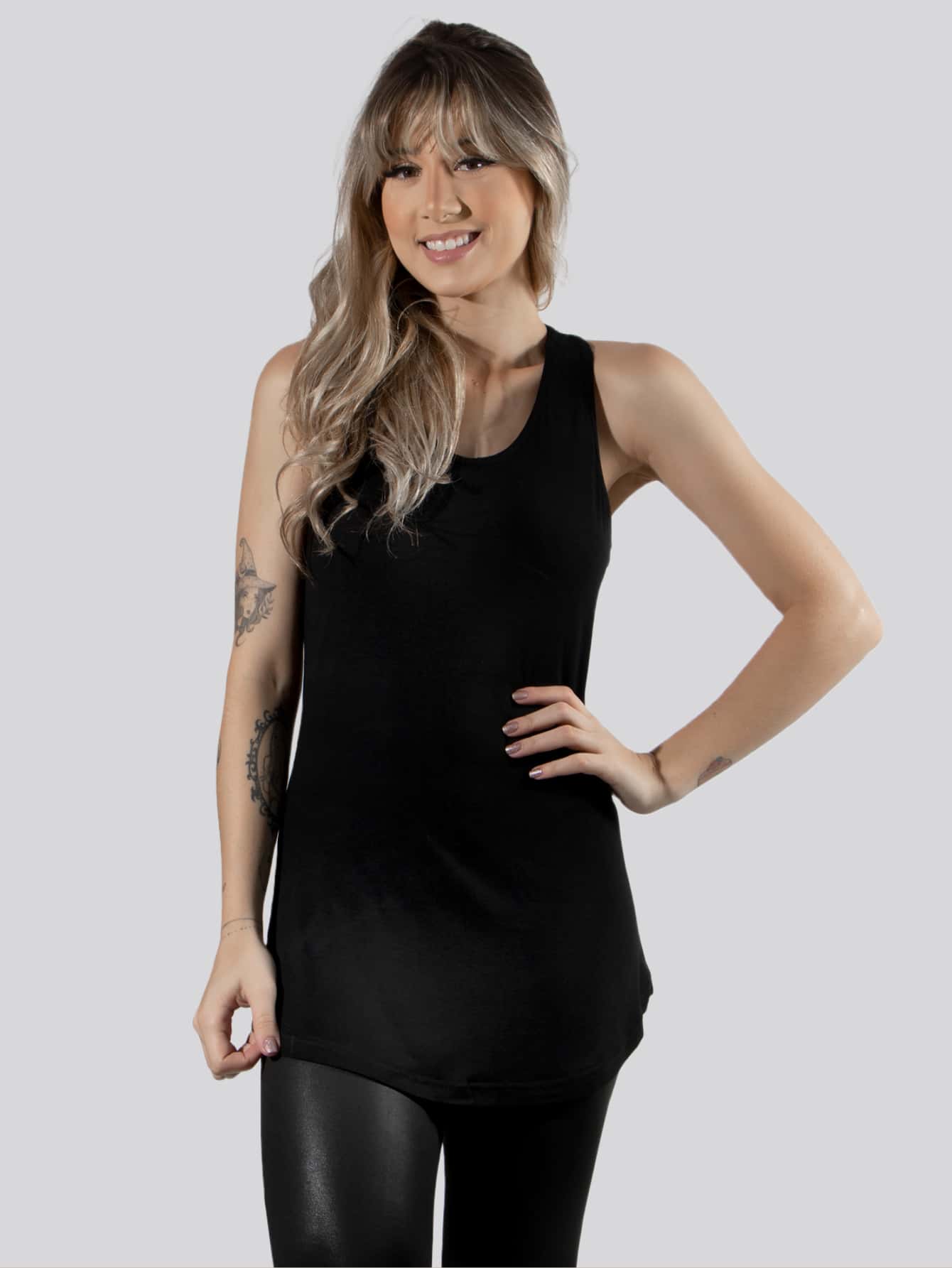 Women Sports Tees & Tanks - Black - View 1