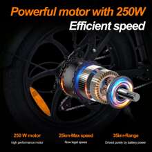 Electric Bicycle 350w Shimano 26p Black Onesport Bk6 - Black - View 2