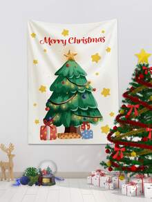 1 件聖誕主題掛毯適用於臥室、客廳、宿舍壁掛裝飾