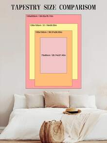 1 件聖誕主題掛毯適用於臥室、客廳、宿舍壁掛裝飾