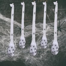 3PCS Halloween Decoration Hanging Light Up Spider Egg Sacs Outdoor Decoration Glowing Spider Web Egg Indoor Lighted Gift For Party - Yellow - View 7