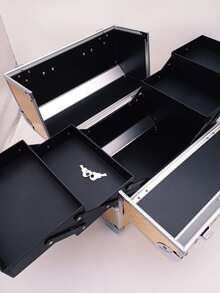 NECESER ORGANIZADOR DE MAQUILLAJE MAKEUP PROFESIONAL COSMETIQUERA MALETIN CAJA PORTÁTIL - Bronce - Ver 4