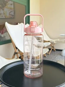 Bình nước 1PC, bình nước thể thao 64OZ - Hồng - Xem 5