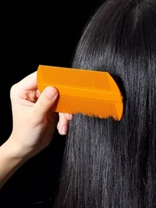 2pcs Lice Comb For Children And Adults, Hair Scalp Massage And Dandruff Removal Comb With Fine And Densely Packed Teeth - Multicolor - View 7