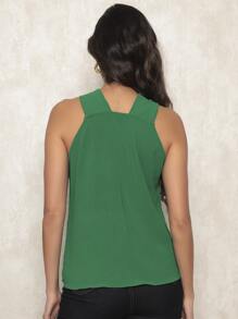 Women Sweater Vests - màu xanh lá - Xem 2