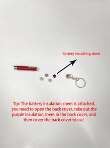 1入組逗貓棒，隨機不銹鋼家用貓玩具