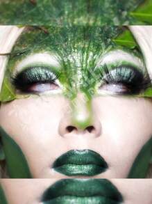 Pupilentes Blancos Red Zombie Disfraz Halloween Cosplay - Blanco - Ver 3